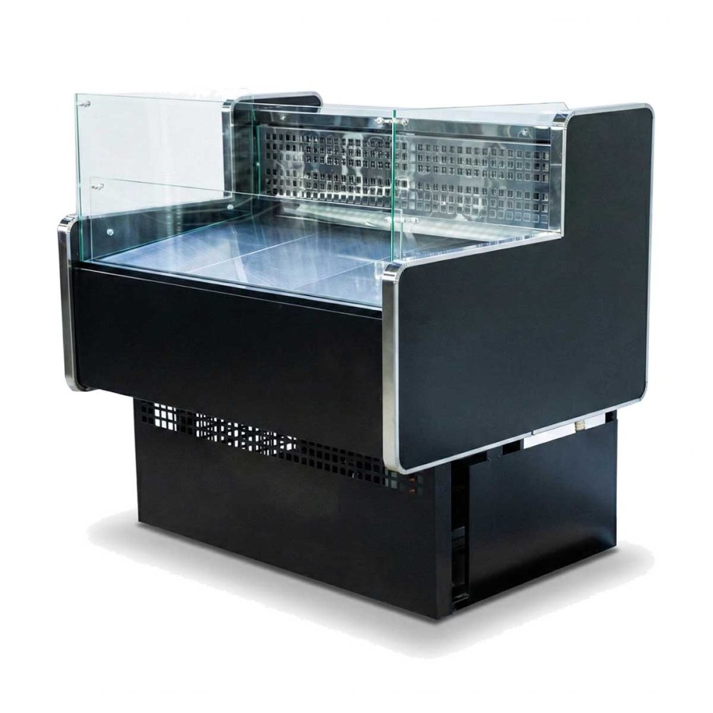 Открытая гастрономическая витрина 1-КУБ Ангара 1,0м 0+5