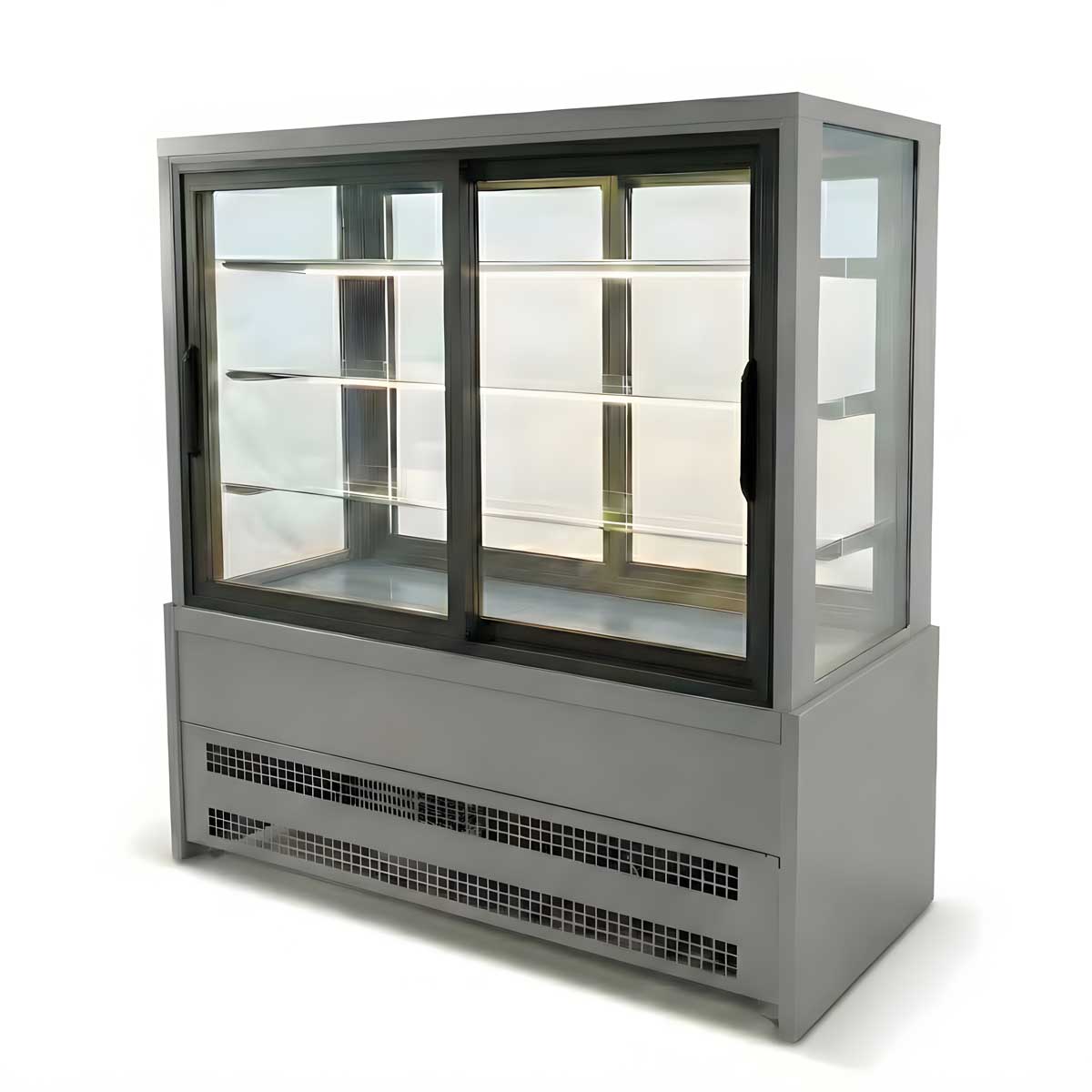 Кондитерская витрина Кондитер Куб Д нейтральная 1,3 м.