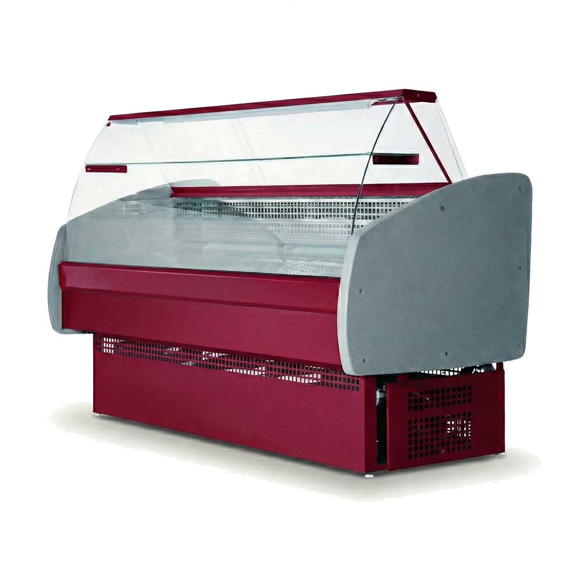 Гастрономическая холодильная витрина с панорамным стеклом Ангара-2 1.8м -5+5с
