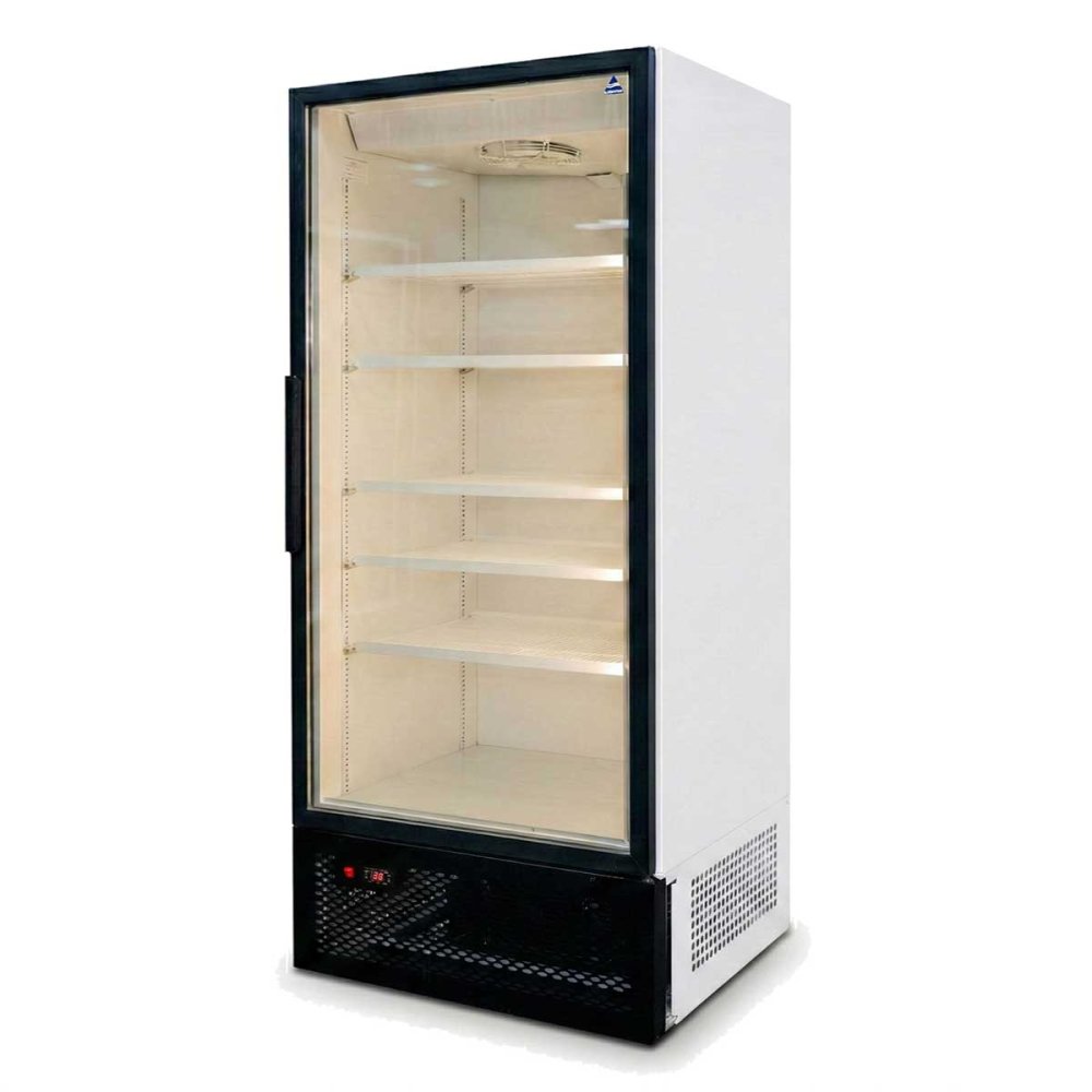 Холодильный шкаф Ангара 800л. без канапе, стекло распашной (0+7)