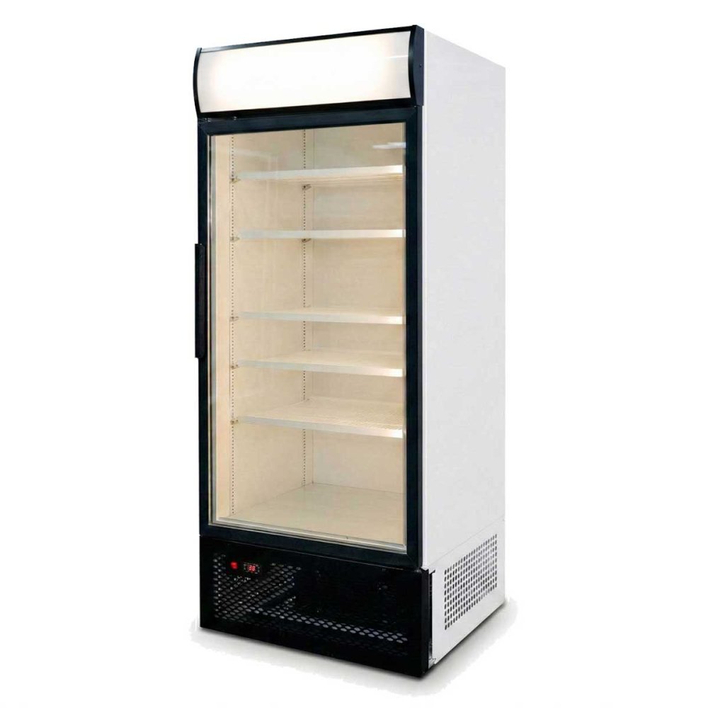 Холодильный шкаф Ангара 700л. канапе, стекло распашной (0+7)