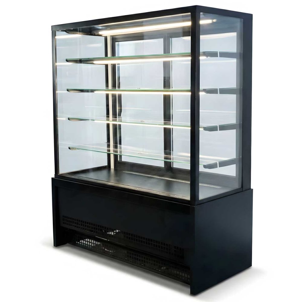 Кондитерская витрина Кондитер Куб XL 1,3 м нейтральная