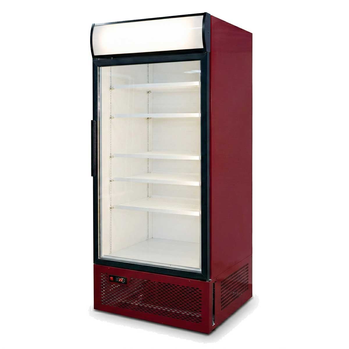 Холодильный шкаф Ангара 800л. канапе, стекло распашной (0+7)