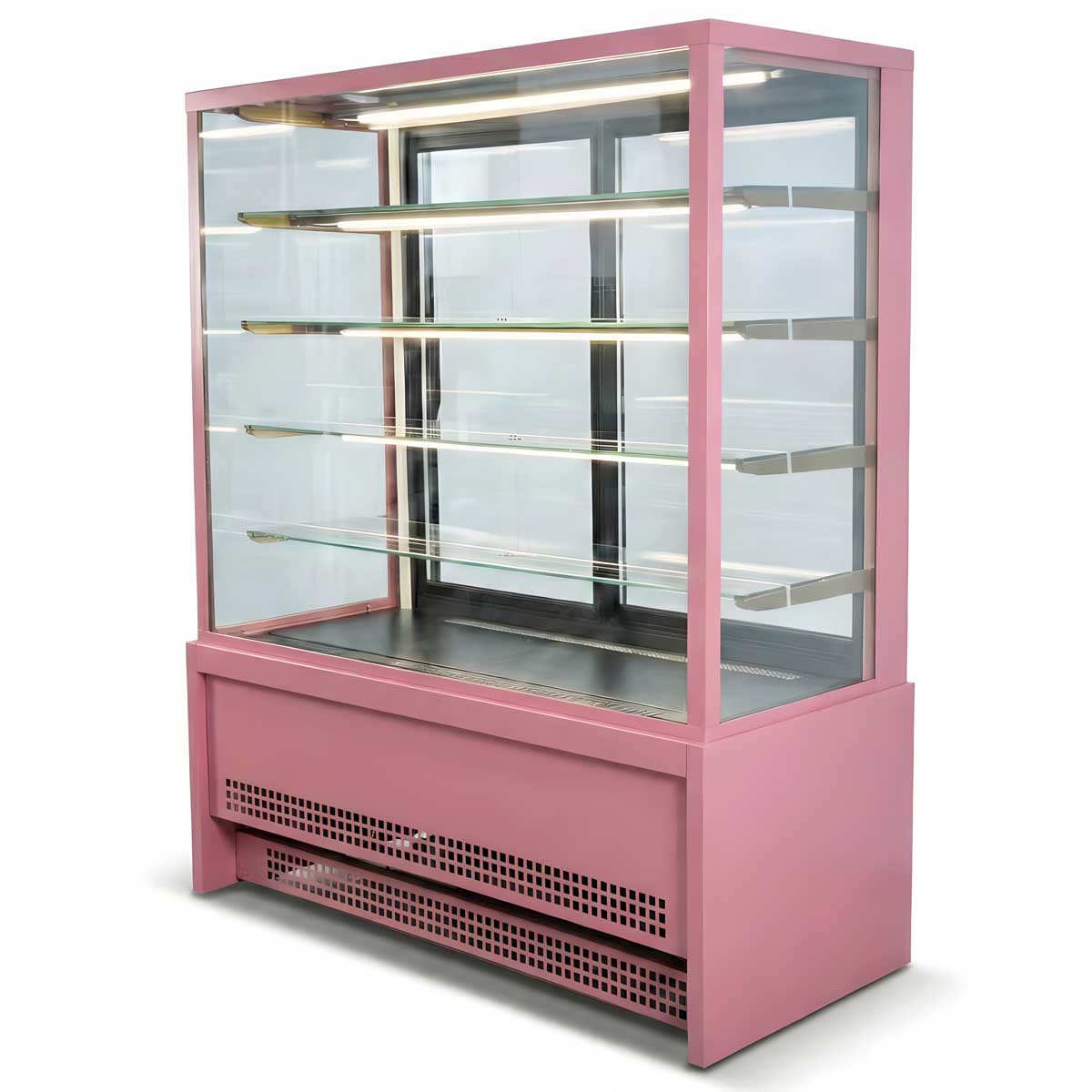 Кондитерская витрина Кондитер Куб XL 1,3 м нейтральная