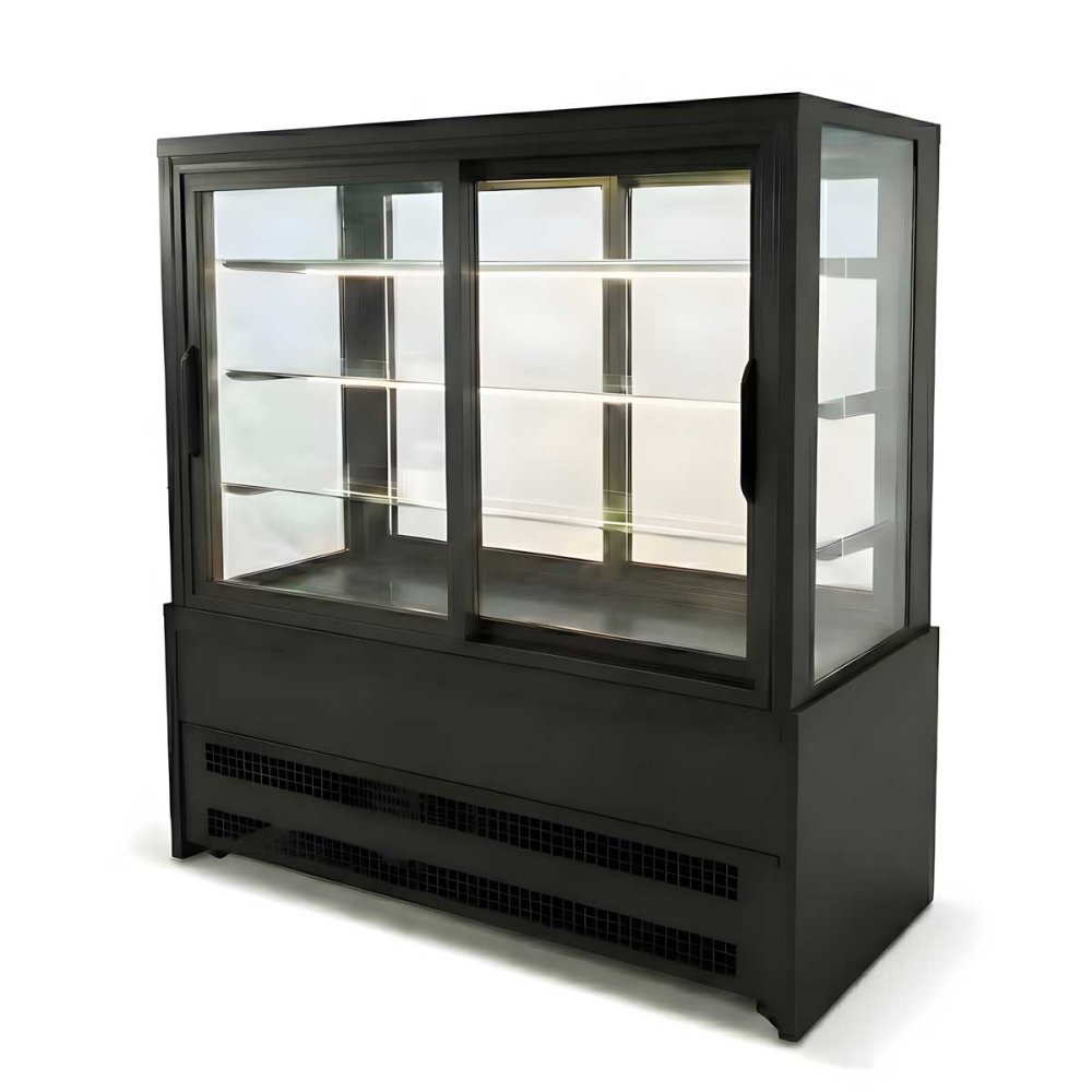 Кондитерская витрина Кондитер Куб Д нейтральная 1,3 м.