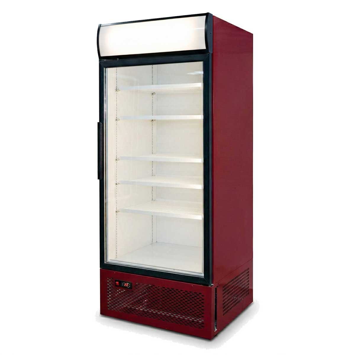 Холодильный шкаф Ангара 700л. канапе, стекло распашной (0+7)