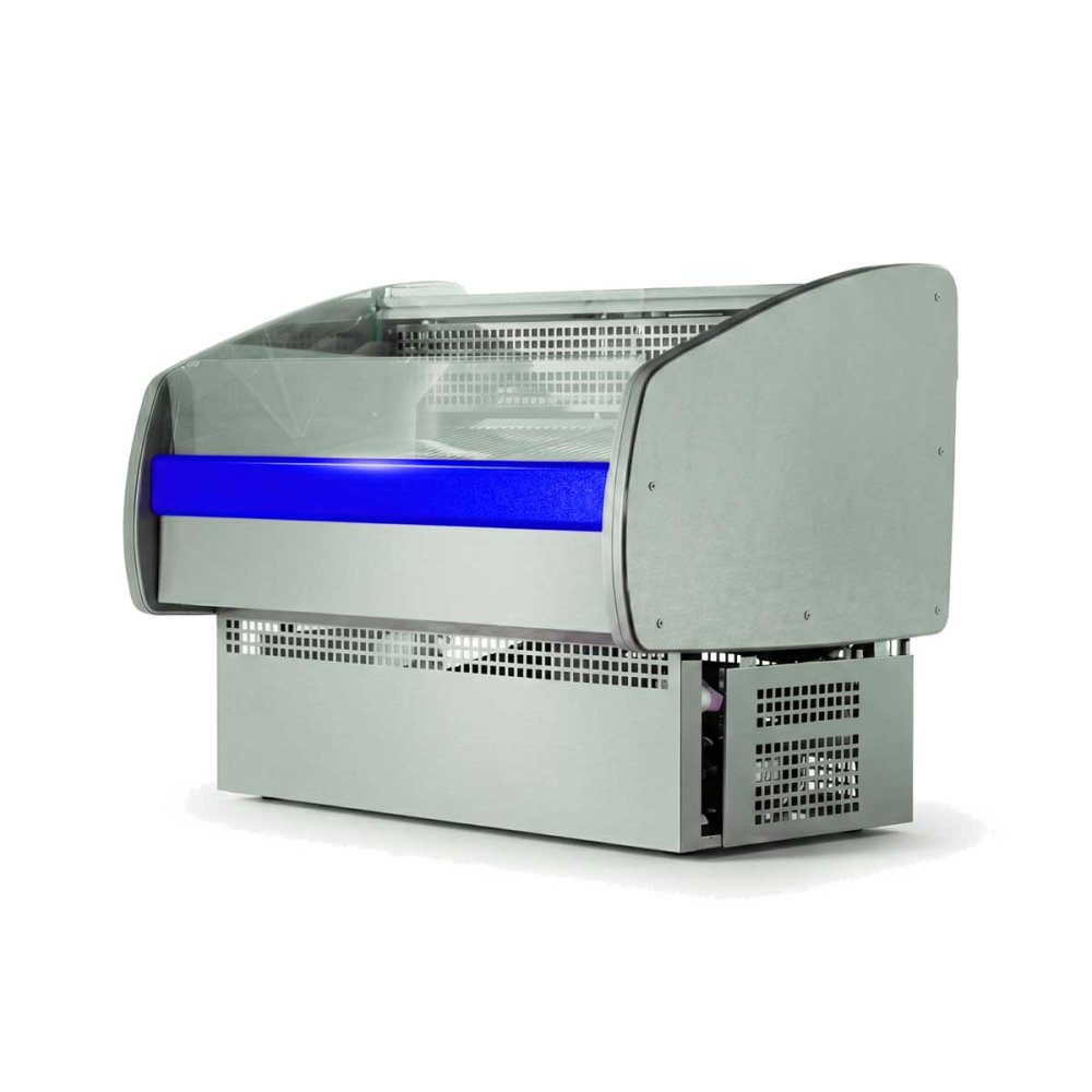 Гастрономическая открытая витрина Ангара 2 1,3м 0+5