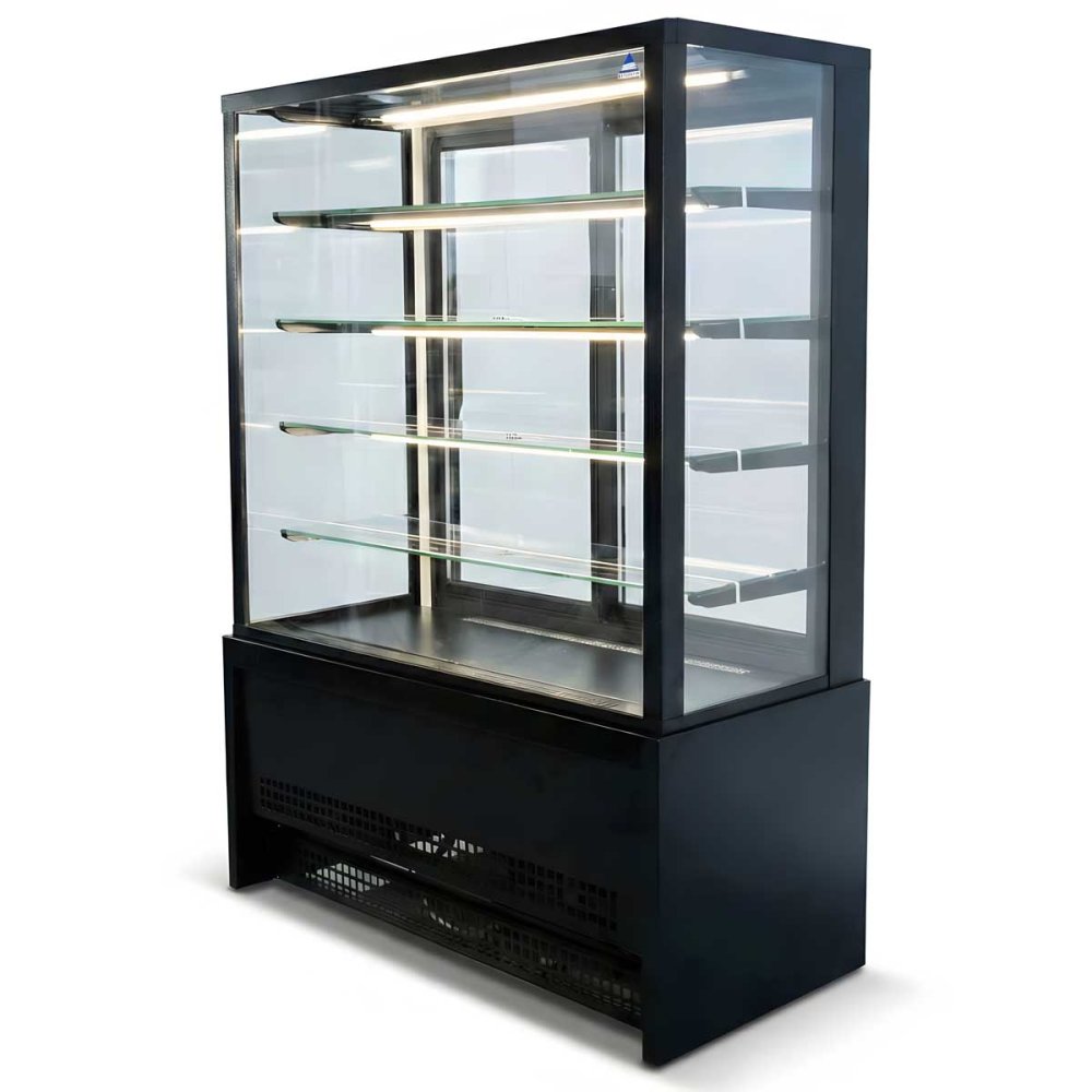 Кондитерская витрина Кондитер Куб XL 1,0 м нейтральная