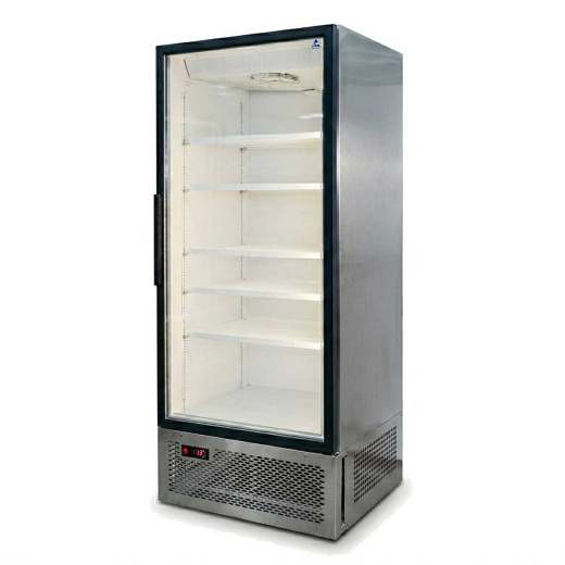 Холодильный шкаф Ангара 700л. без канапе, стекло распашной (0+7)