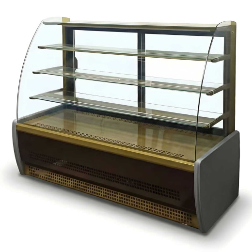 Витрина Кондитерская нейтральная Ангара 1,5м