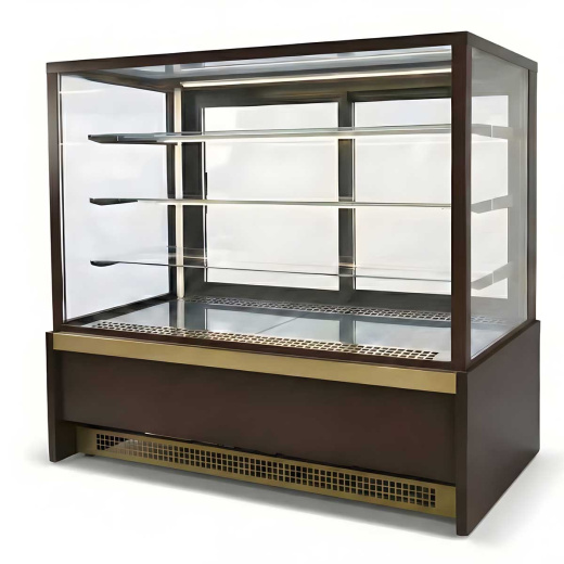 Витрина Кондитерская Куб Ангара 1,5 м нейтральная
