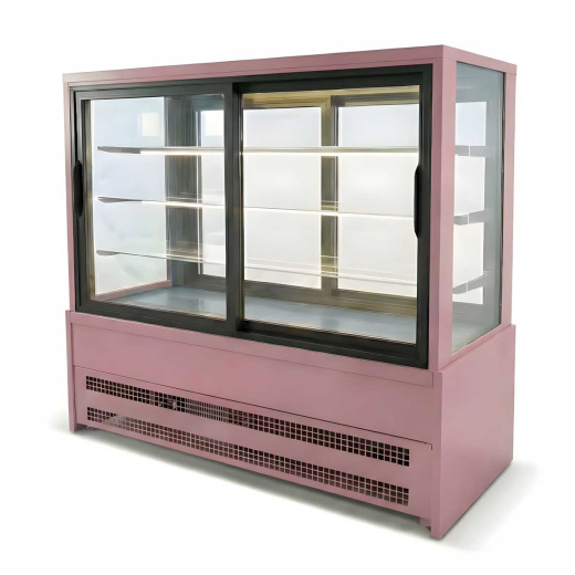 Кондитерская витрина Кондитер Куб Д нейтральная 1,5 м.