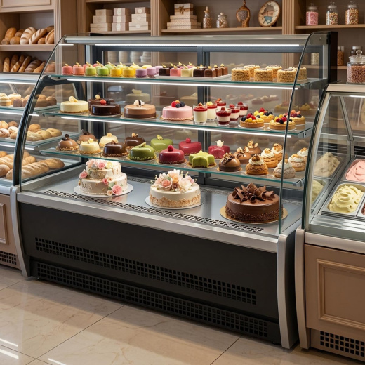 Витрина Кондитерская Ангара 1,5м +4+10с