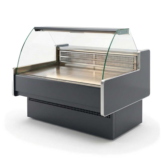 Гастрономическая морозильная витрина с панорамным стеклом Ангара 3 Версия 2.0. 1.5м -18-22с