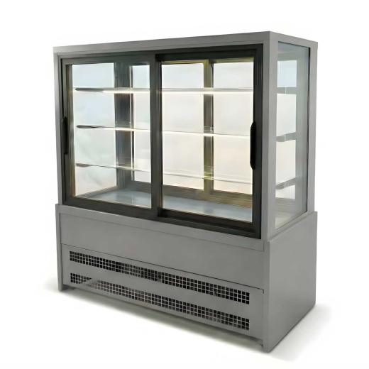 Кондитерская витрина Кондитер Куб Д нейтральная 1,3 м.