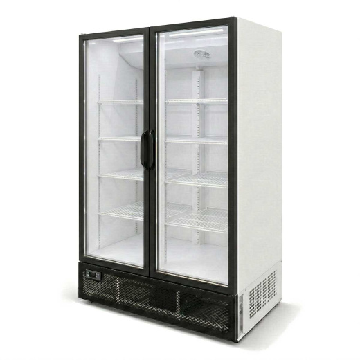 Холодильный шкаф Ангара 1000л. без канапе, стекло распашной (-6+6)