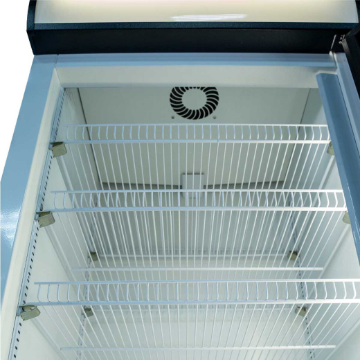 Холодильный шкаф Ангара 500л. с канапе, стеклянная дверь (-18-20)