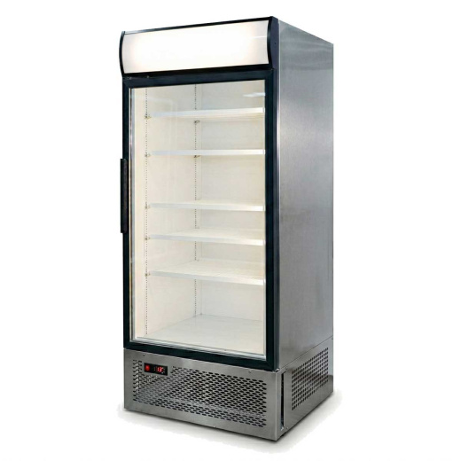 Холодильный шкаф Ангара 800л. канапе, стекло распашной (0+7)