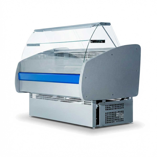 Гастрономическая морозильная витрина с панорамным стеклом Ангара-2 1.5м -12-15с