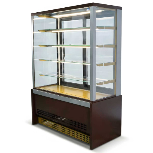 Кондитерская витрина Кондитер Куб XL 1,0 м нейтральная