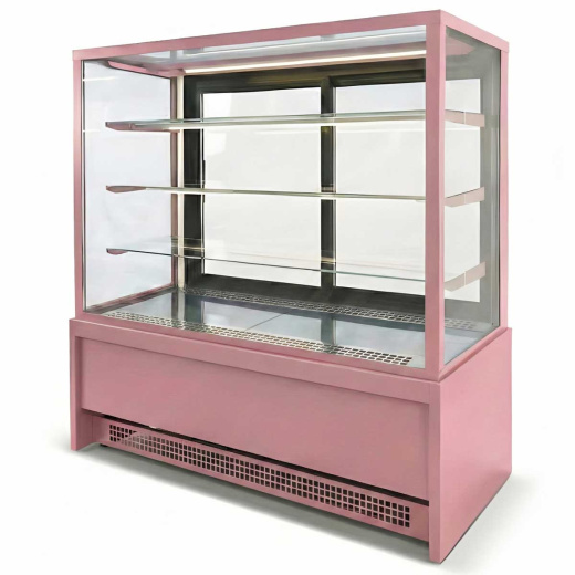 Витрина Кондитерская Куб Ангара 1,3м +4+10с