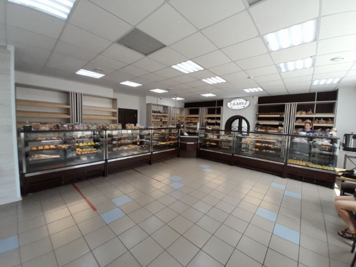 Витрина Кондитерская Куб Ангара 1,3м +4+10с