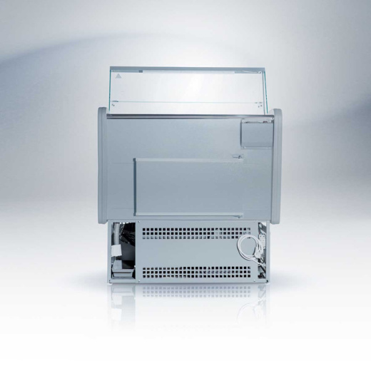 Гастрономическая холодильная витрина с панорамным стеклом Ангара 1 1,0м 0+5