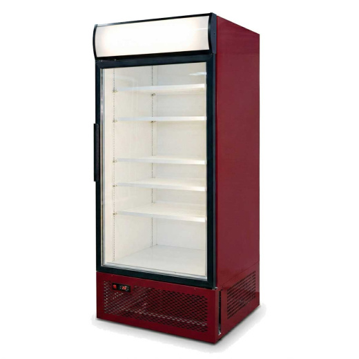 Холодильный шкаф Ангара 800л. канапе, стекло распашной (0+7)