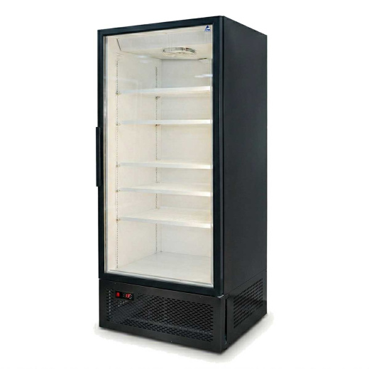 Холодильный шкаф Ангара 800л. без канапе, стекло распашной (-6+6)
