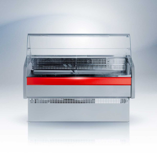 Гастрономическая холодильная витрина с панорамным стеклом Ангара 1 1,5м -5+5