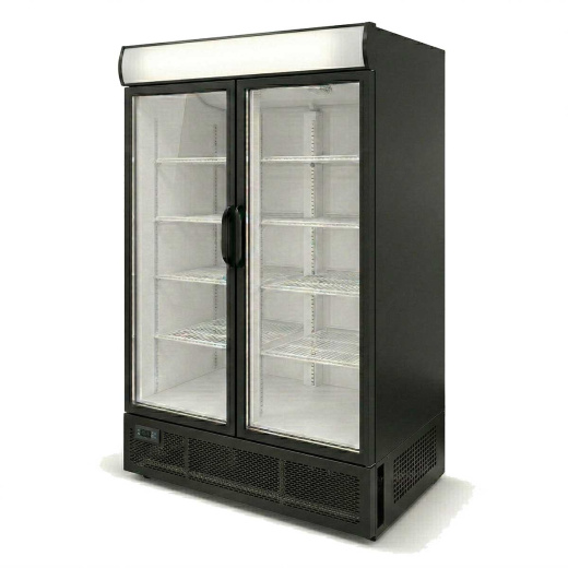 Холодильный шкаф Ангара 1000л. с канапе, стекло распашной (-6+6)