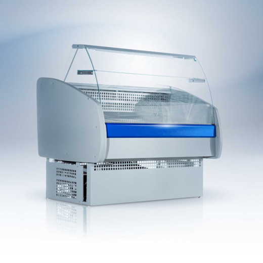 Гастрономическая морозильная витрина с панорамным стеклом Ангара 1 1,3м -12-15