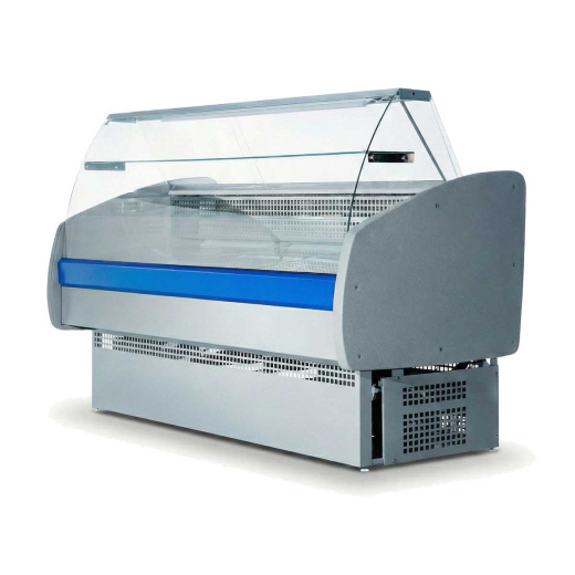 Гастрономическая морозильная витрина с панорамным стеклом Ангара-2 1.8м -12-15с