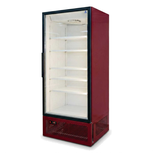 Холодильный шкаф Ангара 700л. без канапе, стекло распашной (0+7)