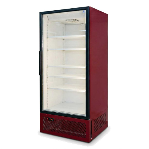 Холодильный шкаф Ангара 800л. без канапе, стекло распашной (-6+6)