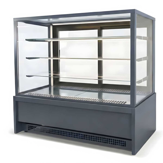 Витрина Кондитерская Куб Ангара 1,5 м нейтральная