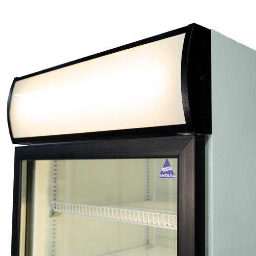 Холодильный шкаф Ангара 500л. с канапе, стеклянная дверь (-18-20)