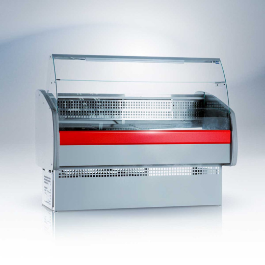 Гастрономическая холодильная витрина с панорамным стеклом Ангара 1 1,5м -5+5