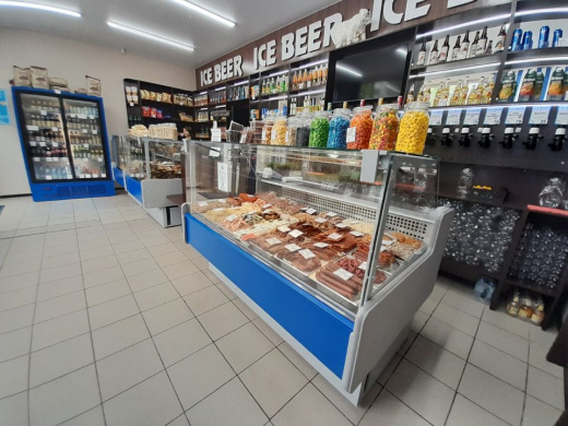 Кубическая витрина Ангара 1КУБ-1,5м (-5+5)