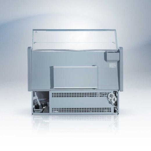 Гастрономическая морозильная витрина с панорамным стеклом Ангара 1 1,3м -12-15