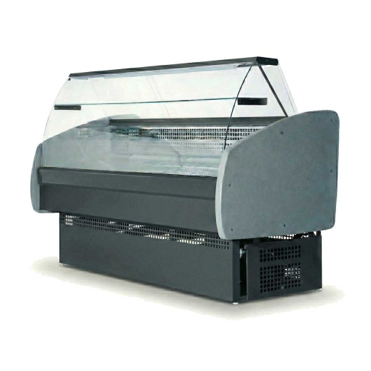 Гастрономическая морозильная витрина с панорамным стеклом Ангара-2 1.8м -12-15с
