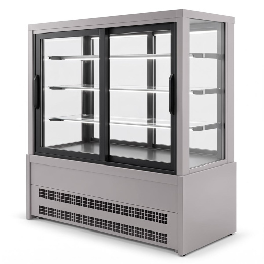 Витрина Кондитер Куб Д 1,3м 0+7с