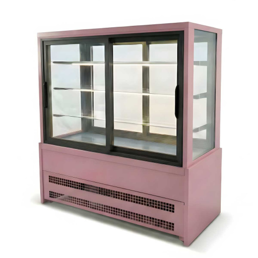 Кондитерская витрина Кондитер Куб Д нейтральная 1,3 м.